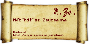 Méhész Zsuzsanna névjegykártya